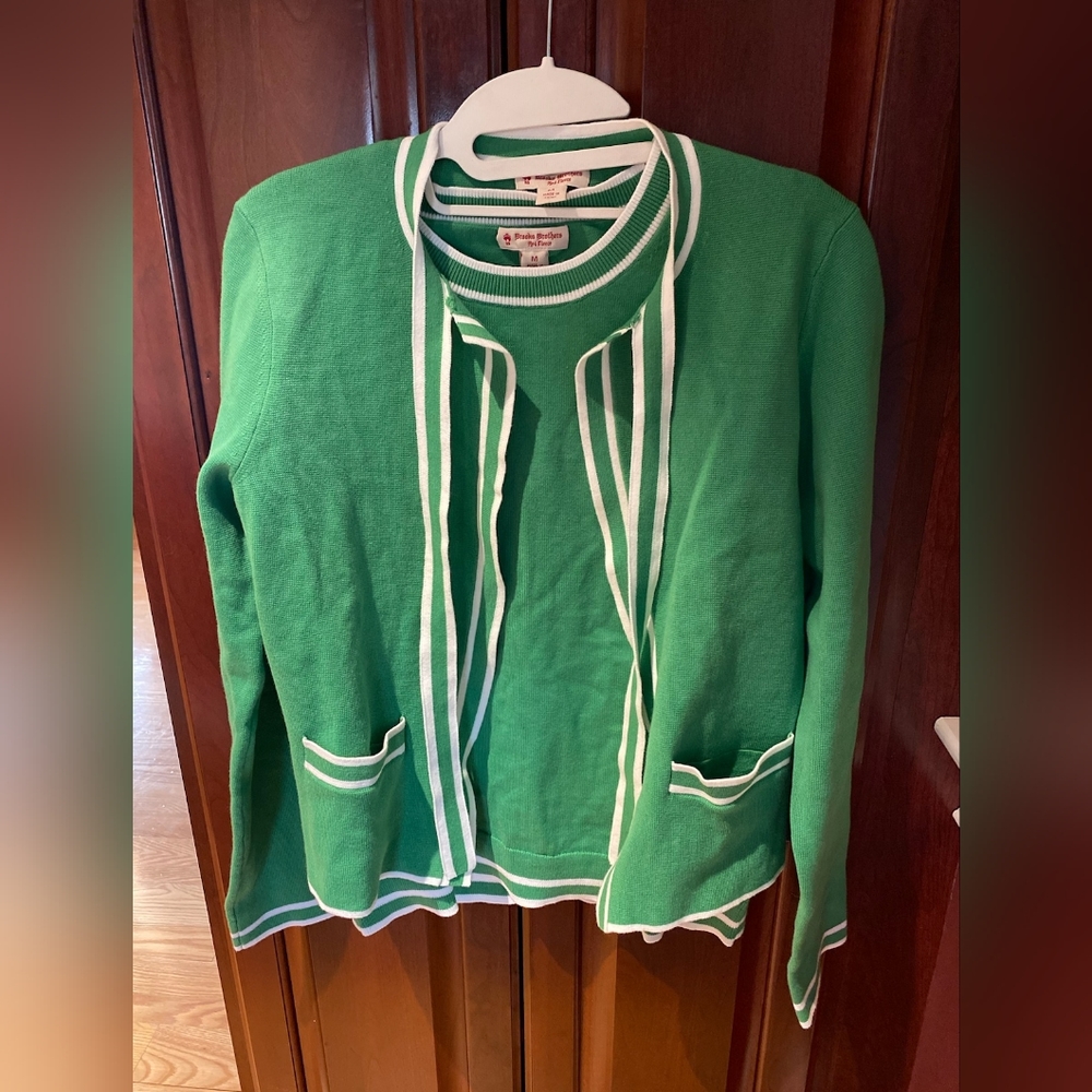 Brooks Brother's twin sweater set
